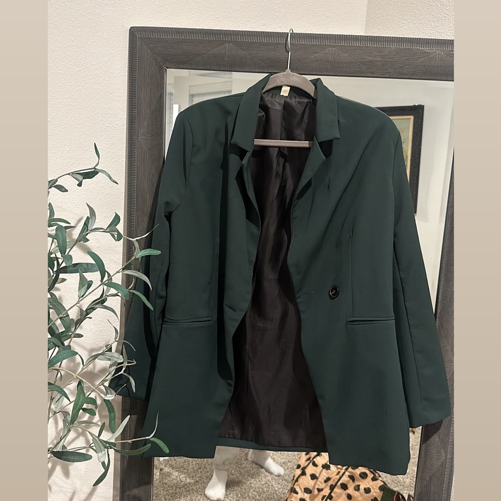 Women's Dark Green Blazer